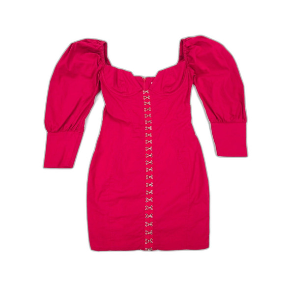 Oh Polly Dresses & Skirts - OH POLLY Steal Their Heart Puff Sleeve Mini Dress Red Romantic Cottagecore Sexy
